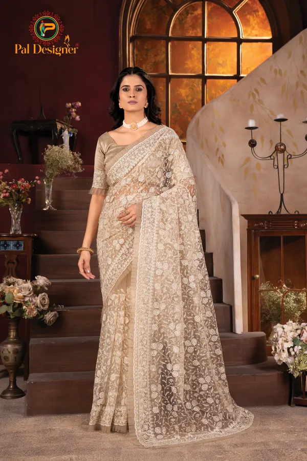 Chiku_Preimium_&_Elegant_Soft_Net_Saree_For_Women