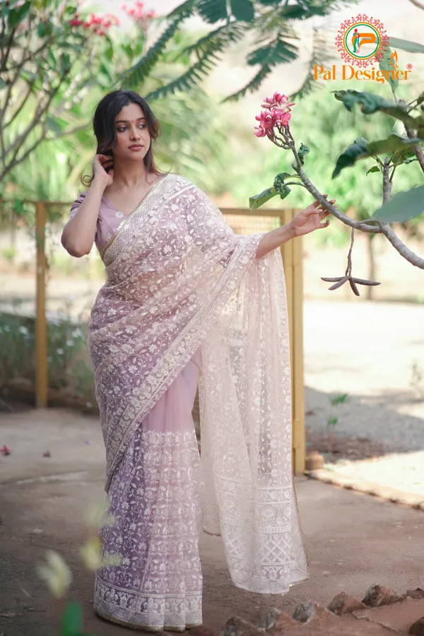 Pink_Preimium_&_Elegant_Georgette_Saree_For_Women
