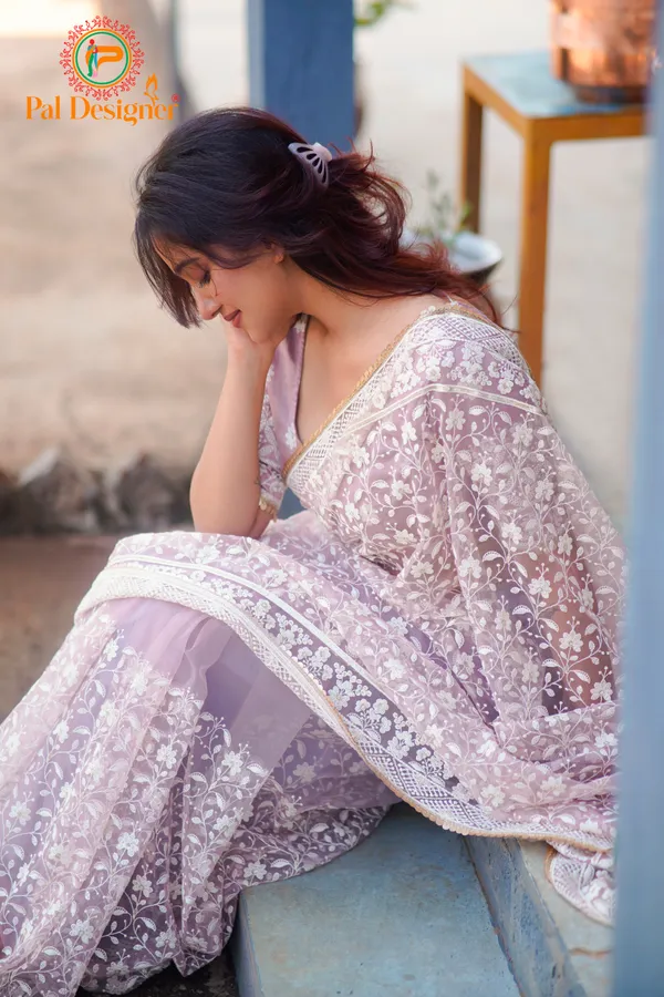 Pink_Preimium_&_Elegant_Georgette_Saree_For_Women