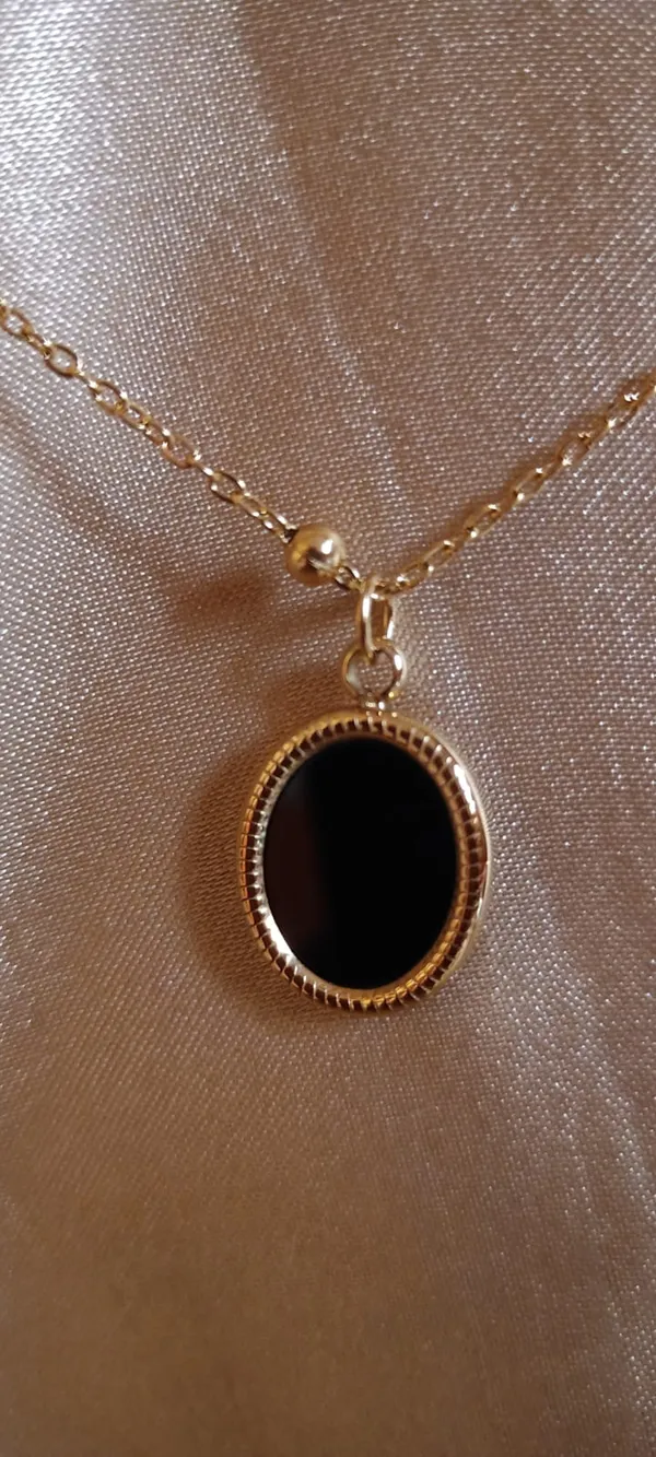 8k_Gold_Plated_Plated_Stainless_Steel_Anti_Tarnish_Black_Pendant_Minimal_Jewellery_For_Women