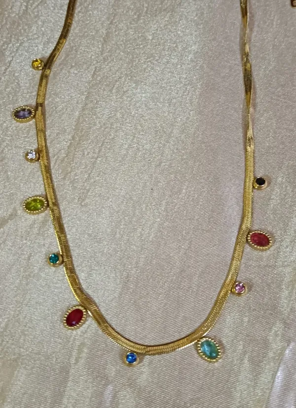 Multicolor_Stainless_Steel_Anti_Tarnish_8K_Gold_Plated_Stone_Necklace_For_Women