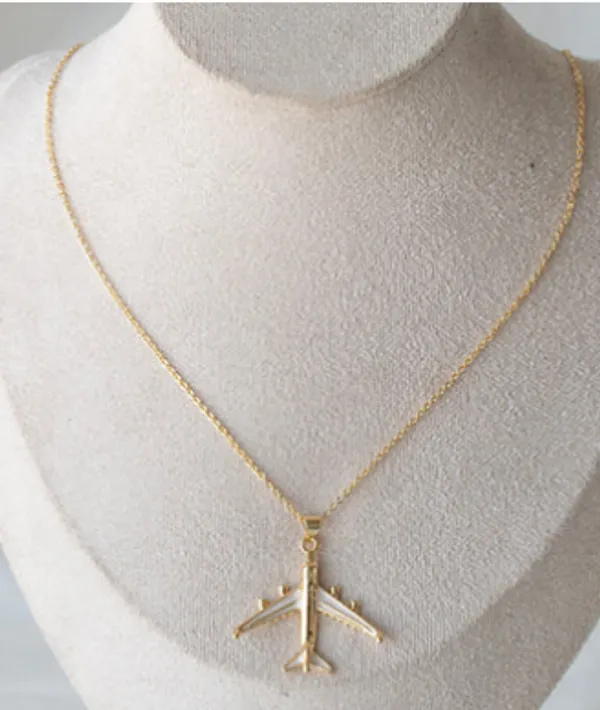 8k_Gold_Plated_Airplane_Pendant_For_Women_|_Anti_Tarnish_Stainless_Steel_Pendant