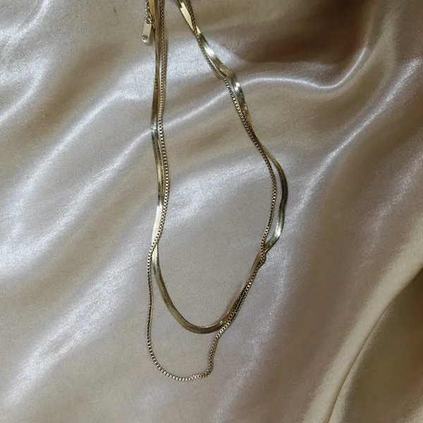 8k_Gold_Plated_Stainless_Steel_Double_Layered_Anti_Tarnish_Necklace_For_Women