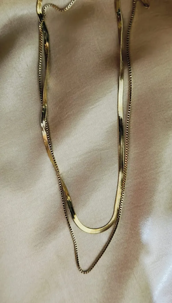8k_Gold_Plated_Stainless_Steel_Double_Layered_Anti_Tarnish_Necklace_For_Women
