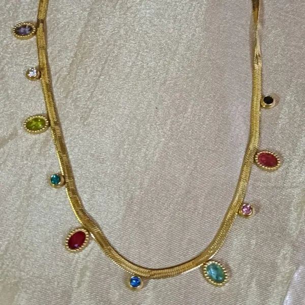 Multicolor_Stainless_Steel_Anti_Tarnish_8K_Gold_Plated_Stone_Necklace_For_Women