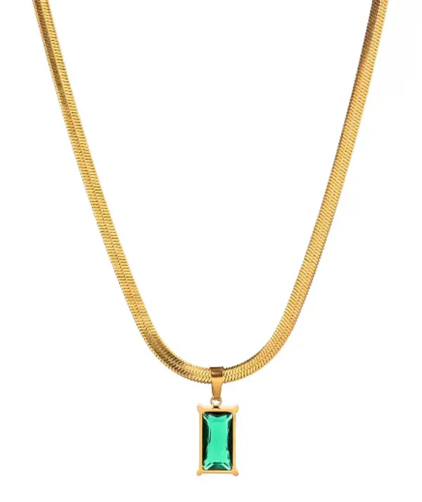 Dark_Green_8k_Gold_Plated_Stainless_Steel_Pendant_Anti_Tarnish_Jewellery_For_Women