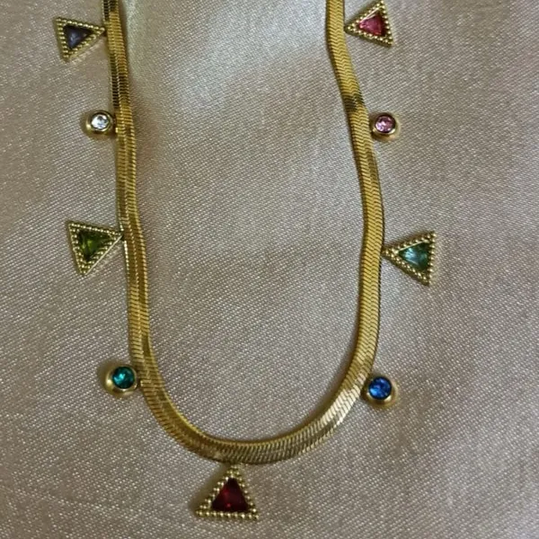 Multicolor_Stainless_Steel_Anti_Tarnish_Stone_Studded_Necklace_For_Women