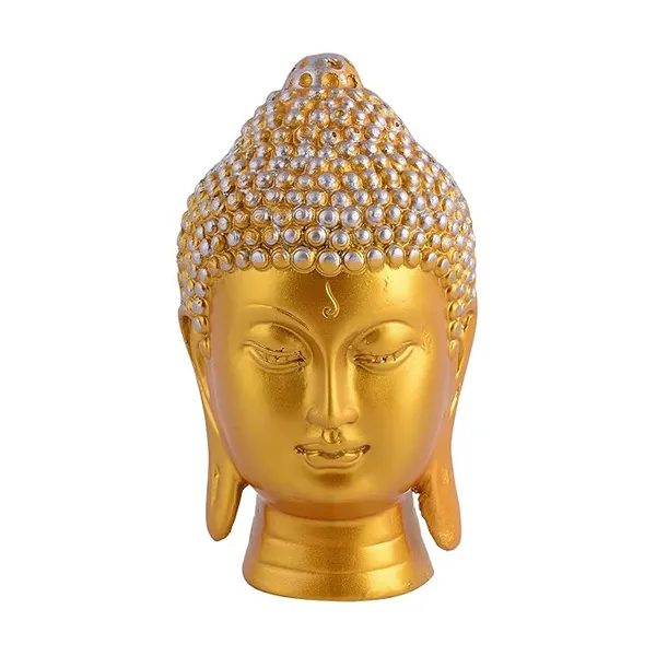 Golden_Handcrafted_Resin_Buddha_Head_Showpiece_For_Home_And_Office_Decor_5_X_2_Inches