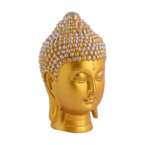 Golden_Handcrafted_Resin_Buddha_Head_Showpiece_For_Home_And_Office_Decor_5_X_2_Inches