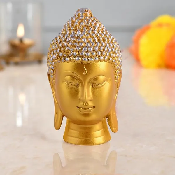 Golden_Handcrafted_Resin_Buddha_Head_Showpiece_For_Home_And_Office_Decor_5_X_2_Inches