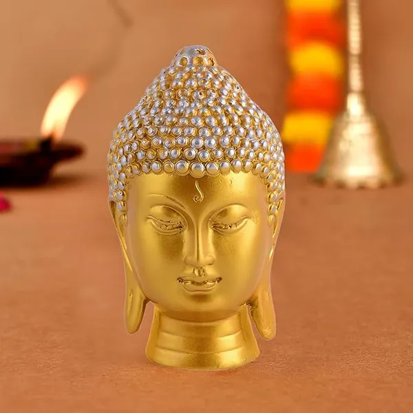 Golden_Handcrafted_Resin_Buddha_Head_Showpiece_For_Home_And_Office_Decor_5_X_2_Inches