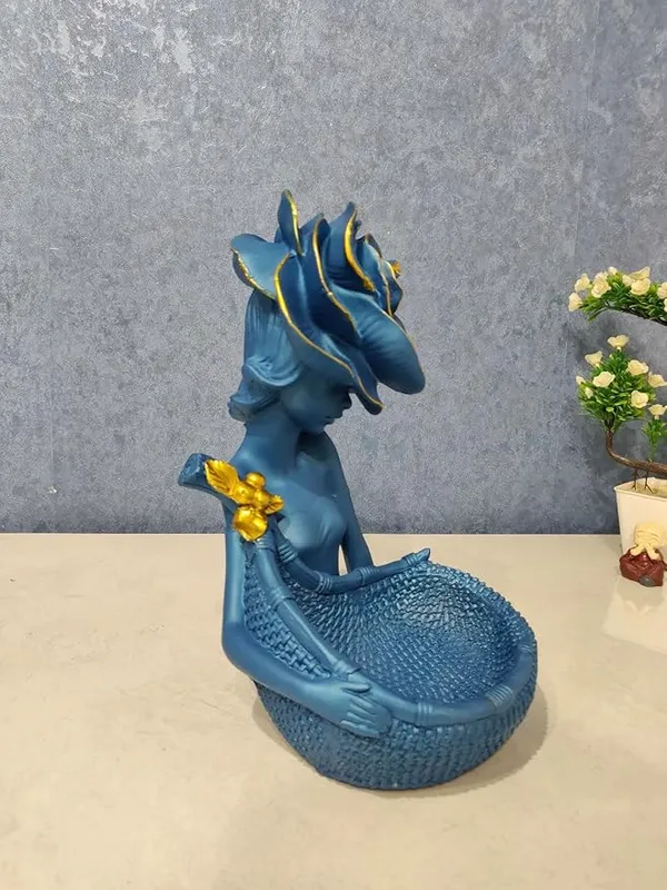 Blue_Handcrafted_Resin_Charming_Lady_Ornament_With_Basket_Showpiece_For_Home_And_Office_Decor_5L_X_6.5W_X_11.5H_Inches
