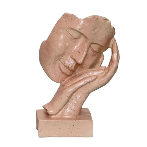 Brown_Handcrafted_Resin_Human_Face_Showpiece_For_Home_And_Office_Decor_17_X_10_X_21_Cm