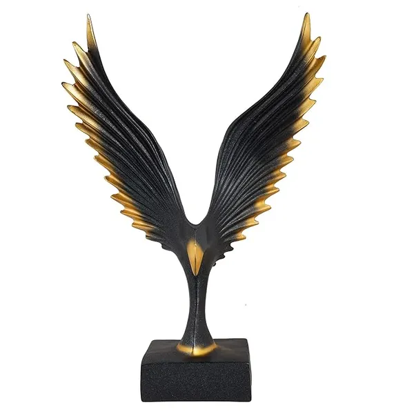 Black_Handcrafted_Resin_Eagle_Wing_Sculpture_Showpiece_For_Home_And_Office_Decor_12_X_3.5_Inches