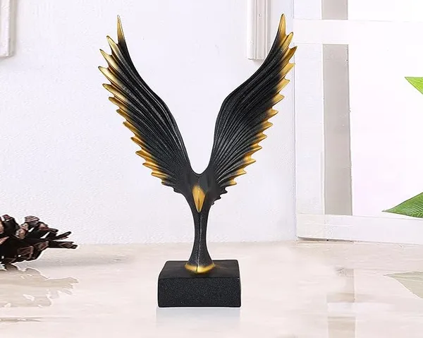Black_Handcrafted_Resin_Eagle_Wing_Sculpture_Showpiece_For_Home_And_Office_Decor_12_X_3.5_Inches