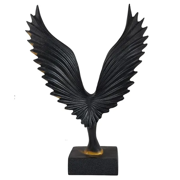 Black_Handcrafted_Resin_Eagle_Wing_Sculpture_Showpiece_For_Home_And_Office_Decor_12_X_3.5_Inches