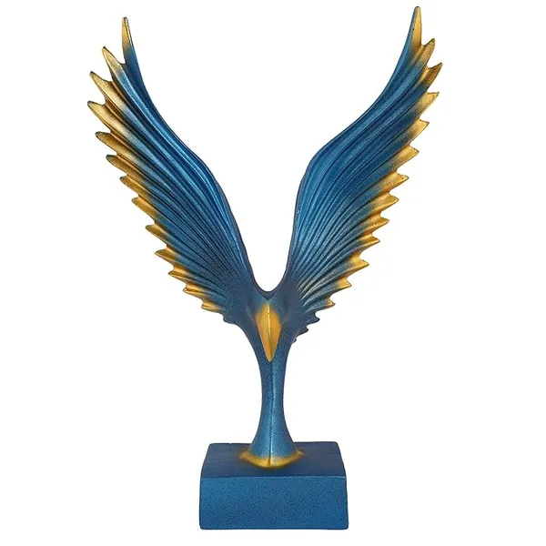Blue_Handcrafted_Resin_Eagle_Wing_Showpiece_For_Home_And_Office_Decor_12_X_3.5_Inches