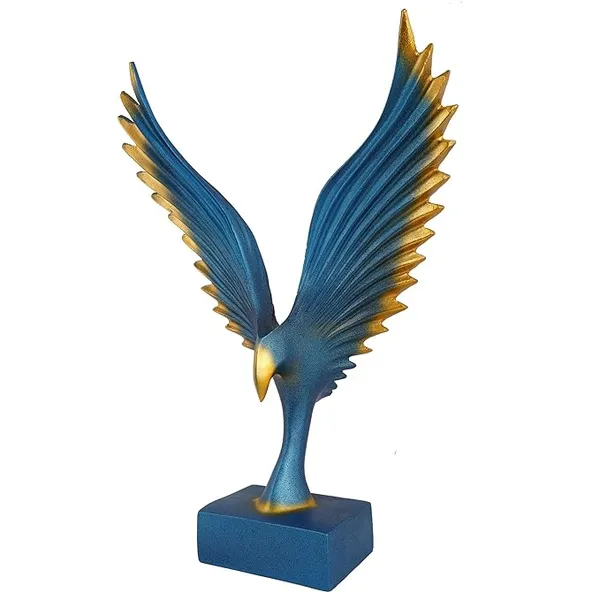 Blue_Handcrafted_Resin_Eagle_Wing_Showpiece_For_Home_And_Office_Decor_12_X_3.5_Inches