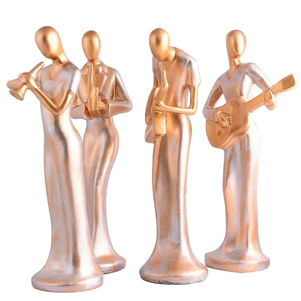 Pack_Of_4_Handcrafted_Resin_Lady_With_Musical_Instrument_Figurine_Showpiece_For_Home_And_Office_Decor_10.2_X_7.6_X_33_Cm