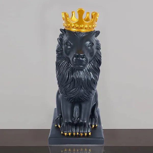 Handcrafted_Resin_Majestic_Lion_Figurine_Showpiece_For_Home_And_Office_Decor_11_X_6.5_Inches