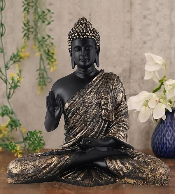 Black_And_Gold_Handcrafted_Resin_Samadhi_Buddha_Showpiece_For_Home_And_Office_Decor_15_X_13_Inches