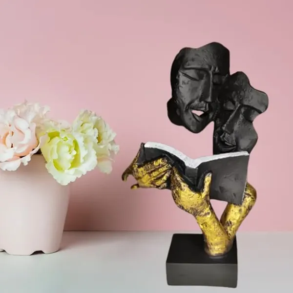 Handcrafted_Resin_Modern_Art_Face_Sculpture_Showpiece_For_Home_And_Office_Decor_13_X_8_Inches