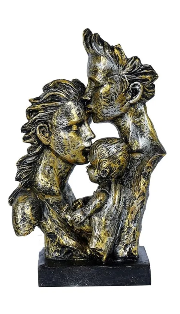 Handcrafted_Resin_Mother_And_Father_With_Child_Love_Showpiece_For_Home_And_Office_Decor_14_X_6_Inches