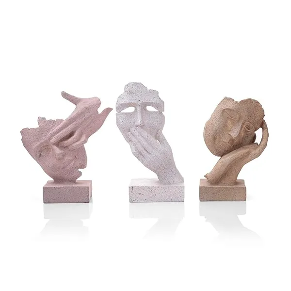 Pack_Of_3_Handcrafted_Resin_Human_Face_Showpiece_For_Home_And_Office_Decor_8.2_X_7.5_Inches
