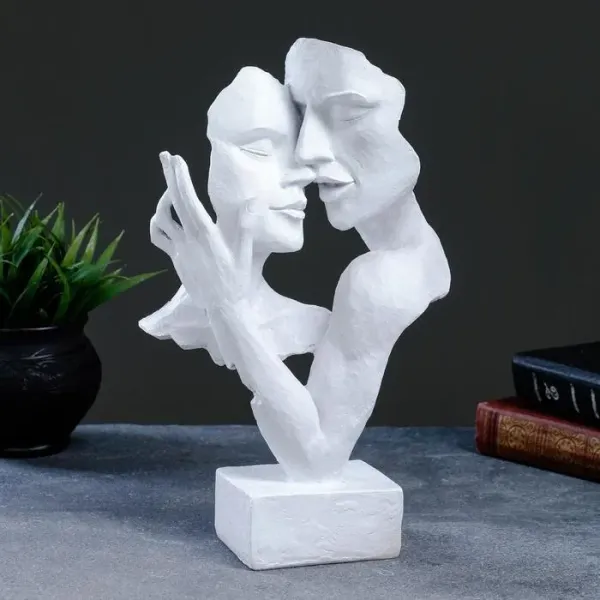 Romantic_White_Couple_Figurine_Elegant_Love-Themed_Home_Decor_Showpiece_11_Inch
