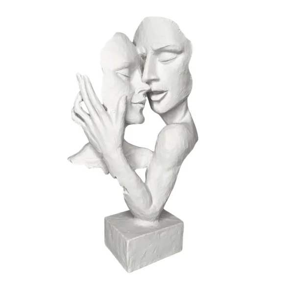 Romantic_White_Couple_Figurine_Elegant_Love-Themed_Home_Decor_Showpiece_11_Inch