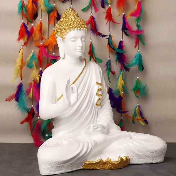 Serene_White_Buddha_Resin_Showpiece_Handcrafted_Home_And_Office_Decor_15_X_13_Inches