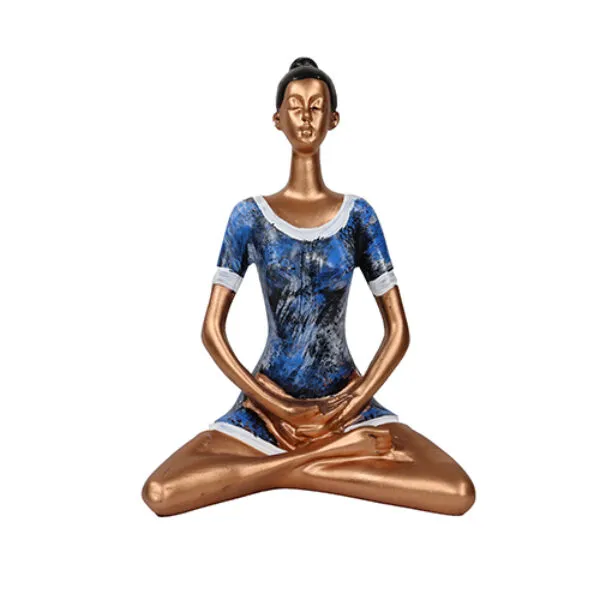 Blue_And_Rose_Gold_Handcrafted_Resin_Yoga_Lady_Showpiece_For_Home_And_Office_Decor_20_X_8_X_20_Cm