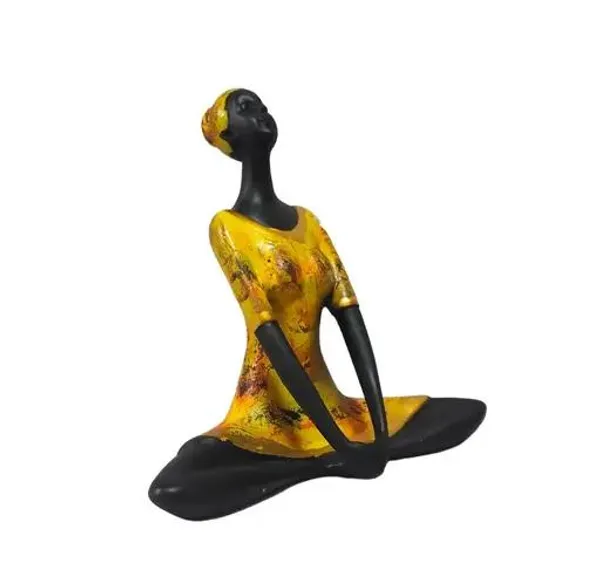 Yellow_And_Black_Handcrafted_Resin_Yoga_Lady_Showpiece_For_Home_And_Office_Decor_20_X8_X_20_Cm
