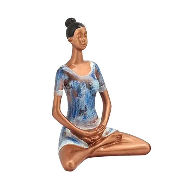 Pack_Of_3_Handcrafted_Resin_Yoga_Ladies_Showpiece_For_Home_And_Office_Decor_8.5_X_7_Inches