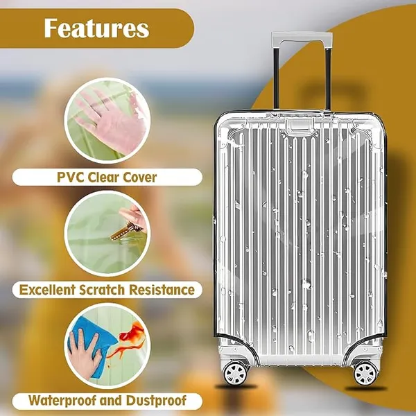 28_inch_Trolley_Bag_Cover/Suitcase_Bag_Cover/Waterproof_Dustproof_Luggage_Cover/Zippered_Clear_PVC_Suitcase_Covers_Protector_(Set_of_1)