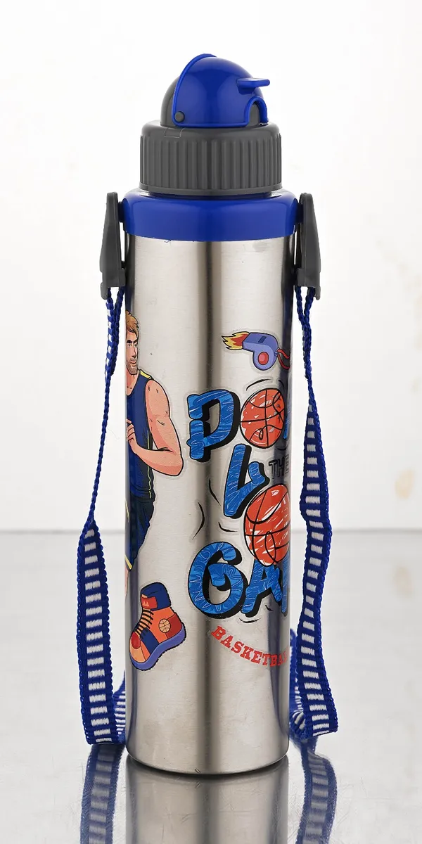 First_Choice_Slim_Big_550ml_Stainless_Steel_Bottle_(Blue)