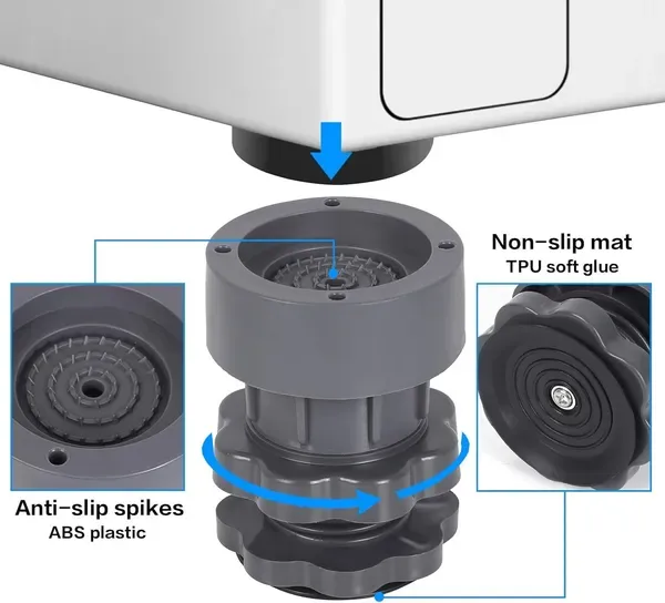 Washing_Machine_Vibration_Pads_-_Adjustable_Dryer_Shock_and_Noise_Cancelling_Pads,_Anti_Vibration_Pads_For_Washing_Machine_Support,_Height_Adjustment_Foot_For_Refrigerators,_(4Pcs_Set)