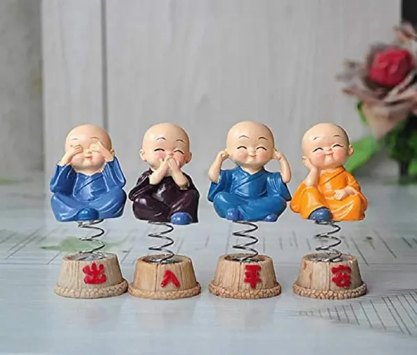 Multicolor_Polyresin_Religious_Idol_&_Figurine_(Buddha)_(4H_X_4W_X_2D_Cm)_(4_Pc)