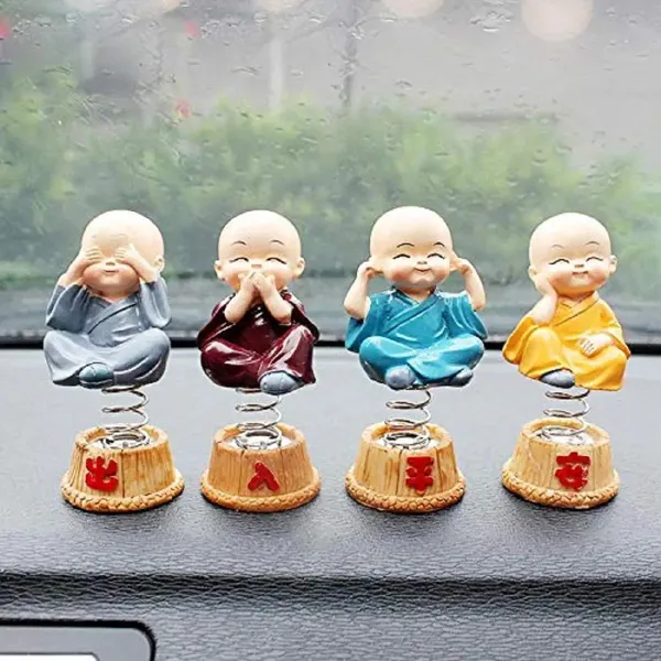 Multicolor_Polyresin_Religious_Idol_&_Figurine_(Buddha)_(4H_X_4W_X_2D_Cm)_(4_Pc)