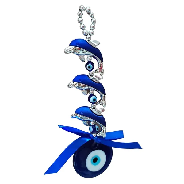 Multicolor_Feng_Shui_Vastu_Evil_Eye_Wall_Hanging_with_Silver_Three_Fish_for_Good_Luck_Prosperity_Zodaic_Success_Health_Wealth_Office_Home_Decor_&_Car