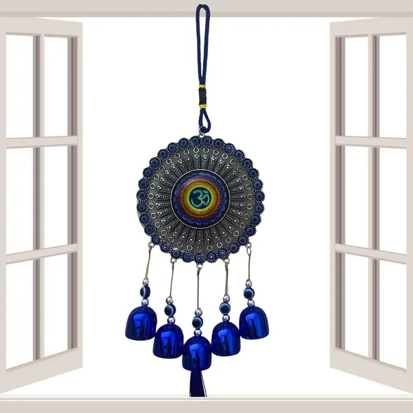 Multicolor_Homom_Feng_Shui_Evil_Eye_5_Bells_Windchime_Hanging_for_Home_Positive_Energy_(Om)