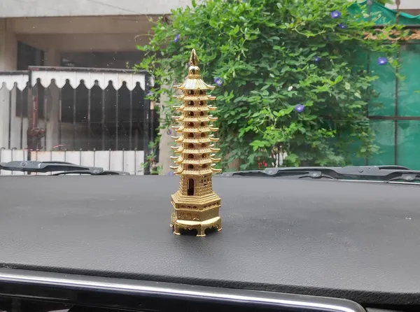 Metal_Golden_Finish_Feng_Shui_Education_9_Layers_Pagoda_Tower_(Gold,_6_Inches)