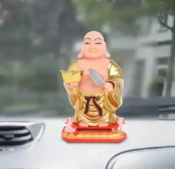 Golden_Solar_Laughing_Buddha_Holding_Ingot_&_Waving_Fan_And_Moving_Head_Idol_For_Health_Wealth_&_Prosperity_Idol_(10L_X_8W_X_13H_Cm)