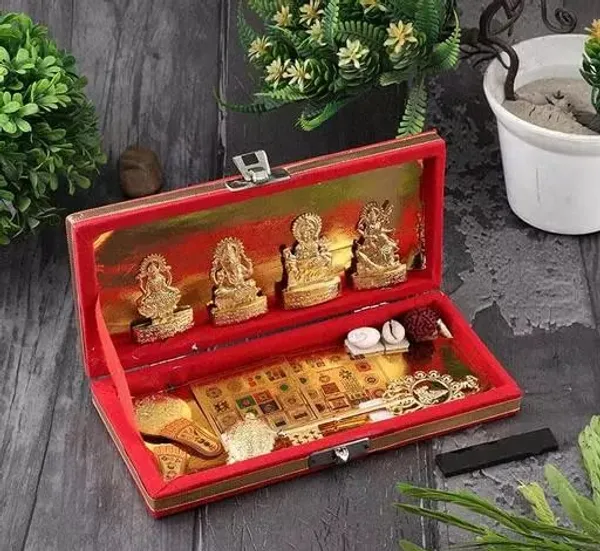 Multicolor_Brass_Sri_Dhan_Laxmi_-Kuber_Bhandari_Yantra_(38L_X_58W_X_28H_Mm)