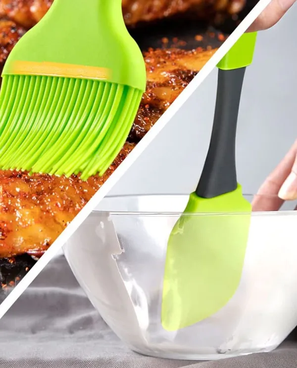 Multicolor_Silicone_Spatula_And_Brush_Set_(21_X_5_X_1_Cm)_(Set_Of_2)