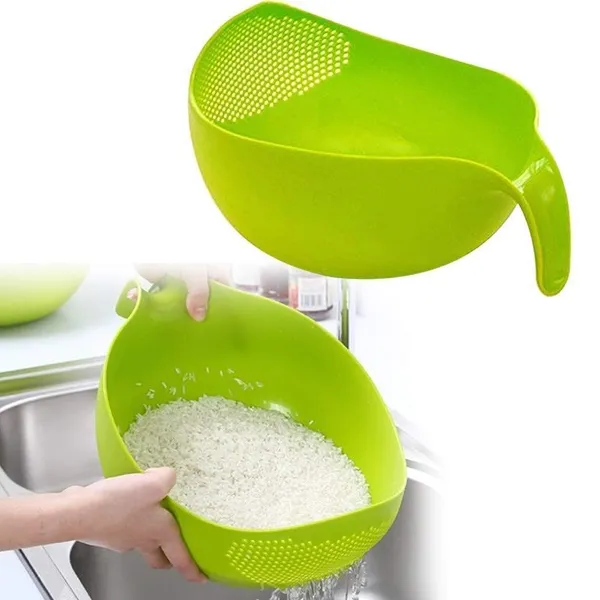 Green_Water_Strainer_Or_Washer_Bowl_For_Rice_Vegetable_&_Fruits_(11_X_6_X_5_Cm)