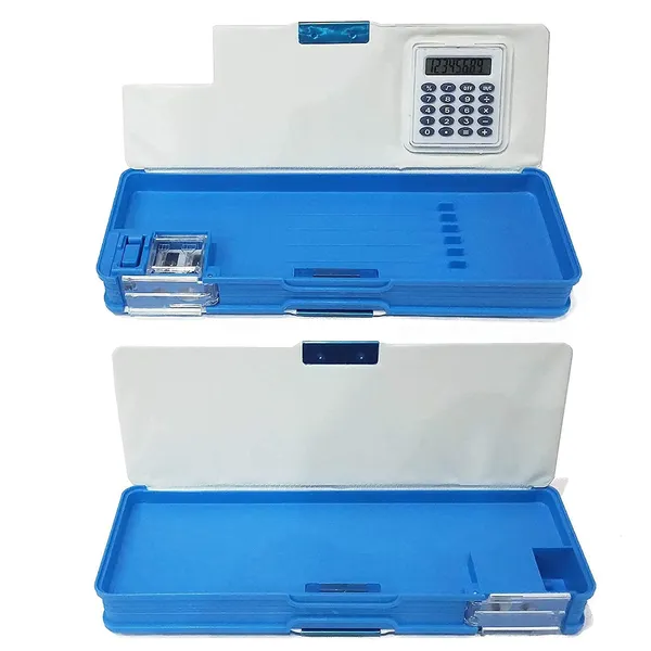 Multicolor_Magnetic_Pencil_Box_With_Calculator_&_Dual_Sharpener_For_Kids_(Doraemon)_(24_X_9_X_3_Cm)