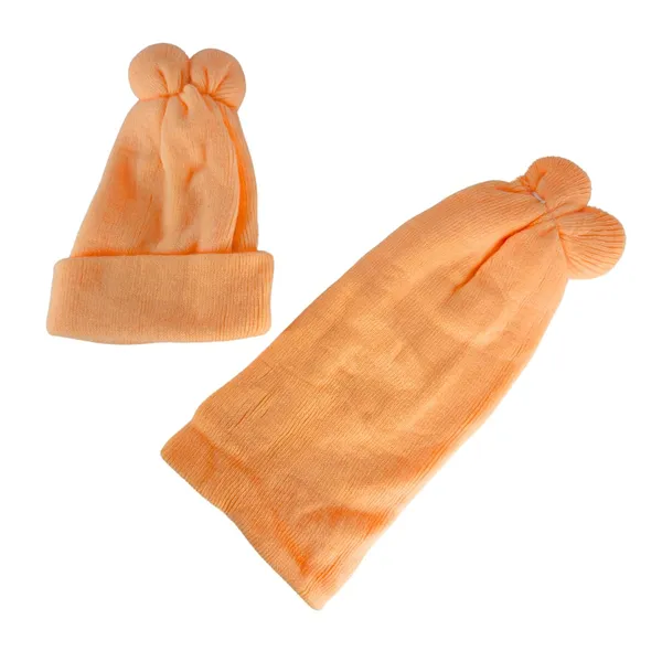 Pink_&_Orange_Newborn_Baby_Winter_Beanie_Cap_With_Ear_Protection_(Pack_Of_4)