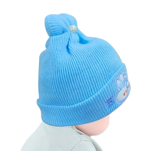 Blue_&_Orange_Newborn_Baby_Winter_Beanie_Cap_With_Ear_Protection_(Pack_Of_4)