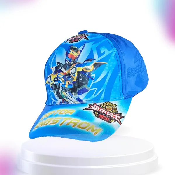 Blue_Kids_Superhero_And_Princess_Baseball_Cap